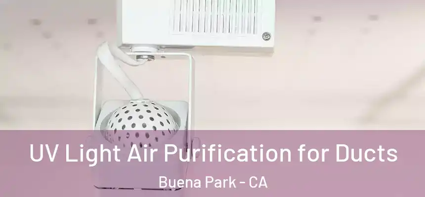  UV Light Air Purification for Ducts Buena Park - CA